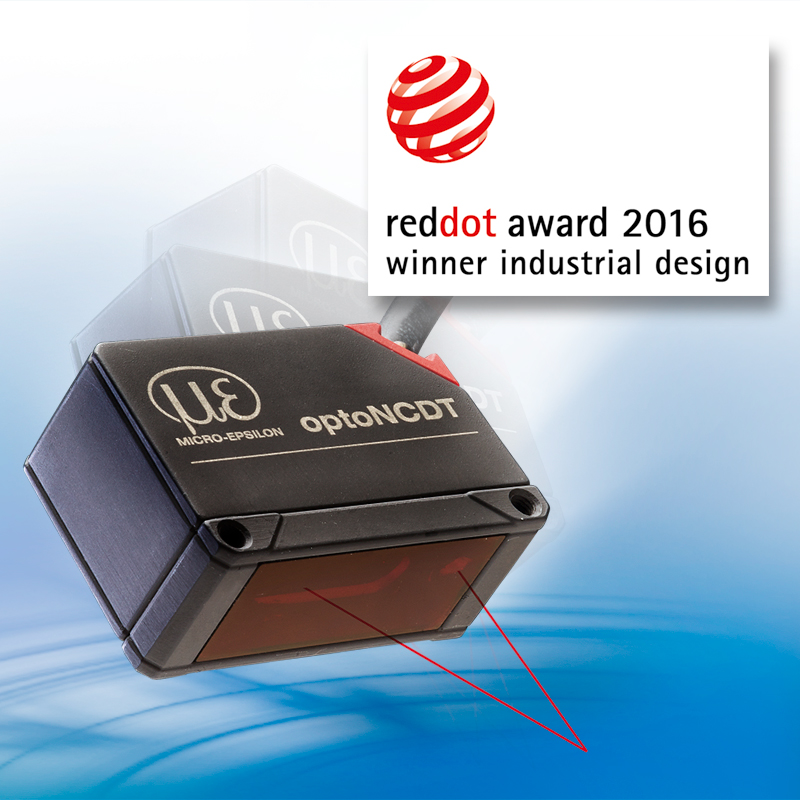 米铱激光位移传感器获得2016年度红点设计大奖