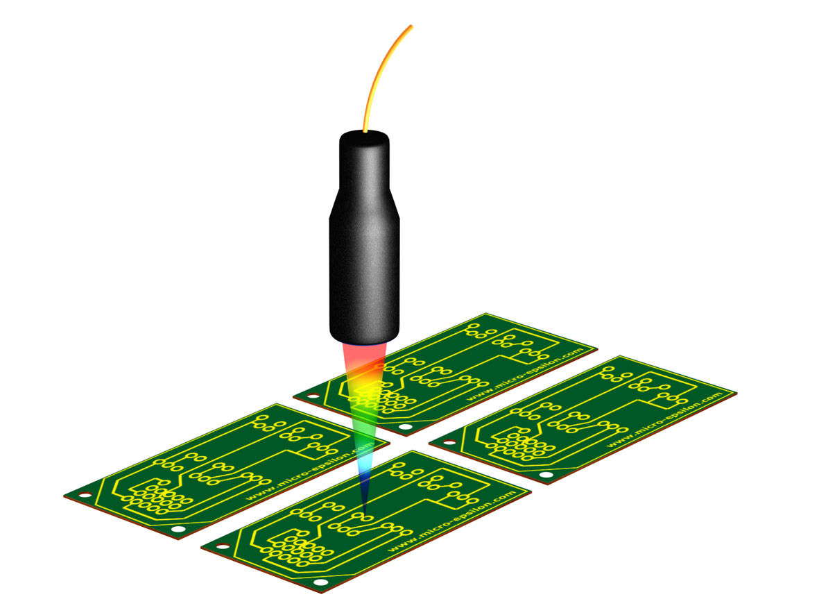 光谱共焦传感器用于PCB板器件焊接质量检测-confocal