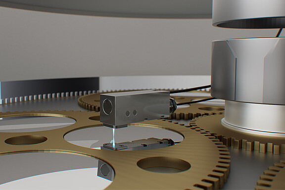 采用 90° 光束路径的 interferoMETER IMP NIR TH3/90/IP68 传感器