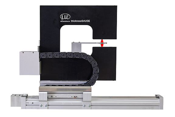 使用 thicknessGAUGE 3D 进行厚度与 3D 轮廓复合测量