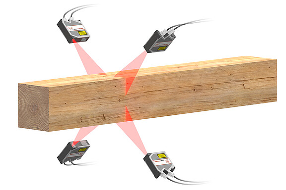 使用激光扫描仪测量组件