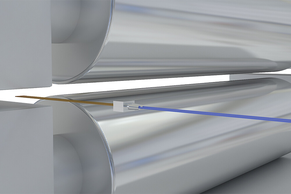 压延工艺中的辊缝测量