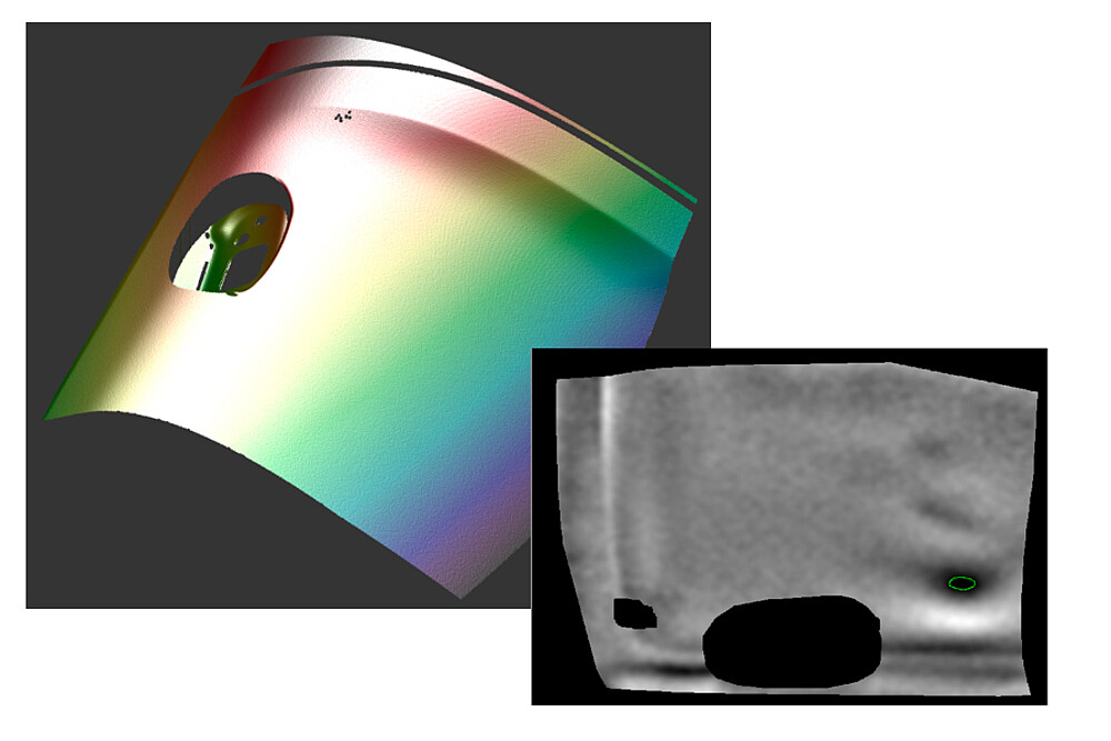 在线测量过程中检测待测组件