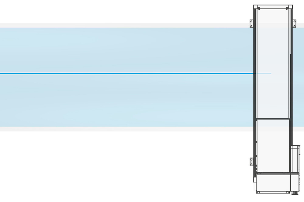 thicknessGAUGE O型框架，用于固定轨道测量