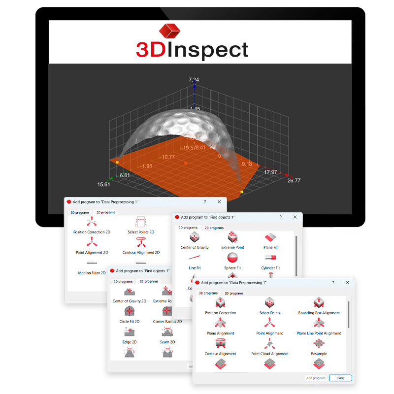 3DInspect软件 3D传感器